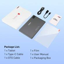 Tableta XGODY de 10.1 pulgadas Android 13 con 12 GB de RAM + 128 GB, cámara dual HD, procesador Octa-Core y batería grande de 7000mAh - Space Gray - Ver 9