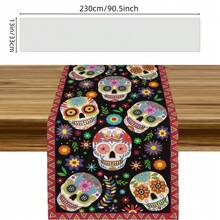 1 tấm khăn trải bàn, khăn trải bàn, đồ trang trí tiệc, đồ trang trí bàn, khăn trải bàn vải lanh hình đầu lâu phong cách Mexico, khăn choàng bằng vải bố chống thấm nước chống bẩn theo mùa ngày lễ Halloween Ngày của người chết, bảo vệ mặt bàn, trang trí ngày lễ cho gia đình, trang trí nhà cửa, quà tặng, trang trí bối cảnh, đồ dùng cho tiệc tiệc Halloween, trang trí nhà cửa, trang trí nhà bếp, trang trí Halloween, trang trí phòng, trang trí Giáng sinh, trang trí tiệc, đồ thủ công trang trí, đồ trang trí bàn làm việc, đồ trang trí bàn, quà tặng tiệc, đồ trang trí Halloween, đồ trang trí Giáng sinh, quà tặng Halloween, quà tặng Giáng sinh. - Nhiều màu - Xem 17