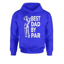 Best Dad By Par Golfing Gift For Father Youth-Sized Hoodie