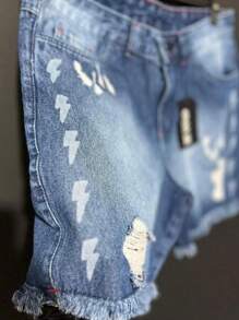 CVHM Jeans Men's Bermuda Jeans RAIO 100% Cotton CHM JEANS Player Shorts - 藍色 - 查看 3