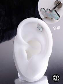 1 件时尚钛金属唇钉内螺纹耳钉天鹅叶天鹅 5A 氧化锆石 G23 植入级唇钉心形耳环鼻环鼻中隔珠宝月亮猫爪耳环铰链鼻中隔环眼海螺耳轮耳钉唇钉梦露唇环唇钉顶部螺丝平背耳环耳钉海螺唇钉梦露美杜莎唇鼻穿孔女士日常佩戴圣诞节和万圣节礼物情人节 - 彩色 - 查看 18