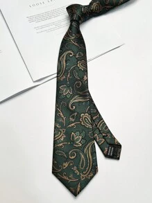 1 件珍珠花手工领带，适合商务、休闲、派对男士领带