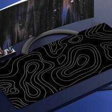 Đường nét hình học mới Phong cảnh đẹp dễ thương Miếng lót chuột cao su chất lượng cao Phụ kiện máy tính Bàn phím Chuột Thảm phổ biến Thảm trải bàn Thảm trải sàn Quà tặng cho mọi người gửi cho bạn bè nam và nữ - màu đen - Xem 12