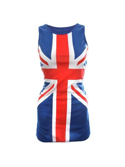 I LOVE FANCY DRESS Ladies Union Jack Mini Dress 90s Fancy Dress Costume Best Of British Music Events Outfit Womens Sexy 1990s Geri Halliwell Spice Girls Icon