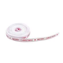 5Yard/Roll Christmas Grosgrain Ribbon Snowflake Christmas Tree Wrapping Ribbon Soft Craft Ribbon Christmas Polyester Satin Ribbon Hair Bow Clip Accessory For Christmas DIY Craft Decor - Multicolor - View 13