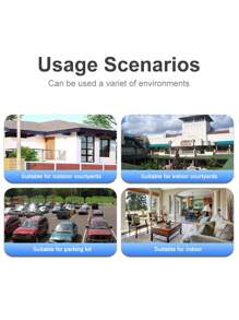 Reletech 4K PTZ 安全摄像机监控系统户外，IP PoE 360 摄像机，带双镜头、355 度平移和 90 度倾斜、户外监控、IP66 防水、双向音频、AI 检测、Trackmix PoE - 查看 8