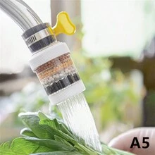 1pc New Home Tap Water Faucet Filter Purifier Multi-Layer Silt Strainer Clarifier Cleaner Device Saving Home Kitchen Bathroom Accessories - Faucet Filter - View 9