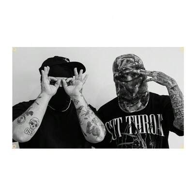 Suicide Music America Hip Pop Rapper Music Art Funny Meme Flag Tapestry Wall Hanging Bed Room Modern Music Art Banner Vintage Blanket Tapestries Exterior Decoration Gift Aesthetic Room Decor,Christmas