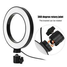 8 Inch 20cm Ring Light With Table Tripod - 白色 - 查看 5