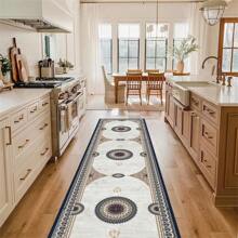 1 pieza Alfombra pasillo impermeable de imitación lana, felpudo no deslizante para pasillo, pasillo, entrada, uso doméstico