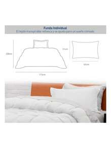 Duvet Cover Set For Single Duvet - White - View 4