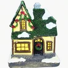 Christmas House Christmas Scene With Light Ornament Decoration - Nhiều màu - Xem 1
