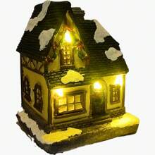Christmas House Christmas Scene With Light Ornament Decoration - Nhiều màu - Xem 6