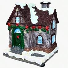 Christmas House Christmas Scene With Light Ornament Decoration - Nhiều màu - Xem 4