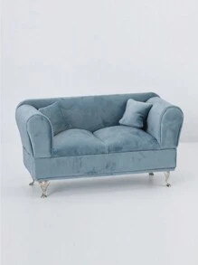 1pc Creative Imitation Home Sofa Jewelry Storage Box Valentine Day Back To School - Dusty Blue - View 15