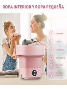 Lavadora Pequeña, Automática, Plegable Y Portátil Para Casa - Tipo de Enchufe A USA (110-127V) - Ver 2