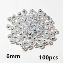 50-200pcs Hollow 6-10mm Diameter Beads Spacer Beading Bead Charms For DIY Jewelry Making Accessories - Spacer Beads - View 23