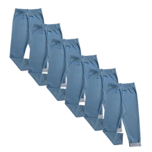 Kit 5 Calça Jeans Legging de Cotton Uniforme Escolar Infantil Juvenil Feminino Menina Tam 1 ao 16