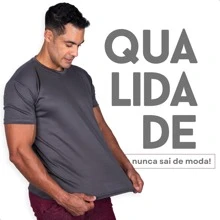 Camiseta Masculina Manga Curta Fitness Slim Para Treino Acad