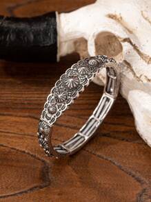 1 chiếc vòng tay trang trí bằng đá ngọc lam xanh phong cách phương Tây cổ điển trang sức Cowgirl - Nhiều màu - Xem 7