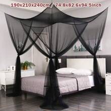 1pc Mosquito Net 4-Corner Bed Netting Canopy For Queen/King Sized Bed Polyester Fabric Protection Children Bedding