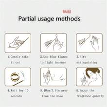 44 piezas Surtido extra grande de varitas de incienso - Incienso, sándalo, hierba de limón, vainilla, cada varilla se quema hasta 2 horas, excelente para el hogar, cafetería, yoga, meditación, fitness y regalos de cumpleaños, graduación, decoración del hogar, decoraciones navideñas, decoración de la habitación, regalos de Navidad - 44 unidades (1 barra puede iluminarse durante 2 horas) - Ver 10