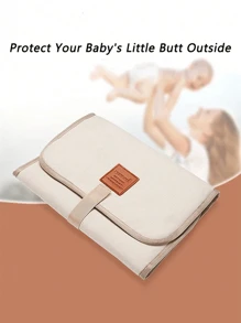 1 pezzo Tappetino per il cambio portatile e pieghevole, impermeabile, idea regalo per decorazioni familiari per docce per bambini