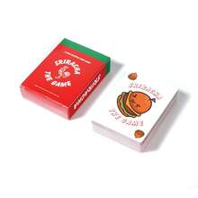 Juego de cartas Sriracha, juego rápido de bofetadas picantes para toda la familia, incluye 52 cartas para 2-4 jugadores - Negro - Ver 4