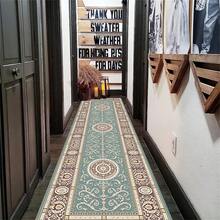 1 件长走廊地毯垫，可洗防滑仿羊毛地毯，适用于入口通道/跑道 - 彩色 - 查看 6