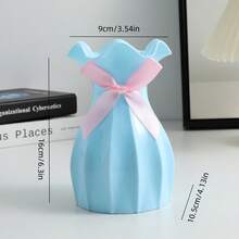 Artificial Flower In Simple Vase, Indoor Decorative Accessory For Greenery - Multicolor - View 7