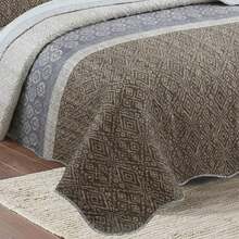 Double Bedspread Kit + 2 Pillowcases Patchwork Tamisa 4 - 彩色 - 查看 3