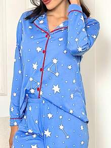 Maternity Sleepwear - azul real - Ver 4