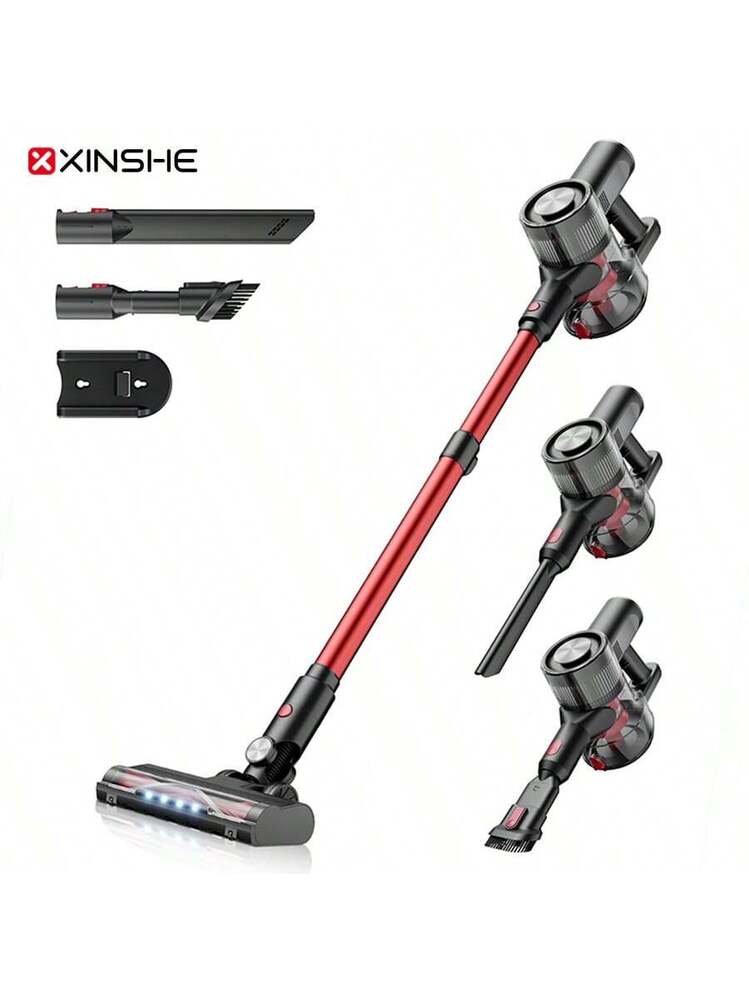 XINSHE Cordless Vacuum Cleaner,2L Large Dust Cup, 4-In-1 Handheld