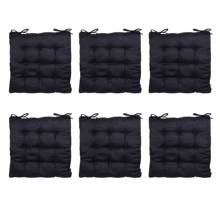 Rustic Futon Seat Kit Plain 40cmx40cm 6 Pieces - màu đen - Xem 1