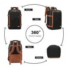 KONO Wasserdichter 20L Handgepäck-Reiserucksack 40x20x25cm Leichte Unterflur-Kabinentasche Große Kapazität für Männer und Frauen
