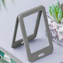 Portador de tarjeta vertical de plástico duro con doble ventana, gris, con protector de manga para tarjetas, adecuado para tarjetas de oficina, tarjetas escolares, tarjetas de acceso, licencias de conducir, pases, unisex, se puede usar como portador de tarjetas, billetera, portador de tarjetas de presentación, portador de tarjetas de crédito, portador de tarjetas de identificación, etc. - Multicolor - Ver 4