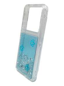 Poco F6 Pro Case Protector Case Woman 360° + Mica - 藍色 - 查看 3