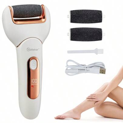 1pc USB Rechargeable 5W Electric Foot Grinder, 2-Speed, Waterproof Pedicure Tool