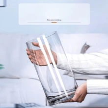 1pc Acrylic Vase, High-End Glass Hydroponic Plant Container For Living Room Flower Arrangement, Large Size, Anti-Fall Home Decor Room Decor Flower Vase Glass Vase