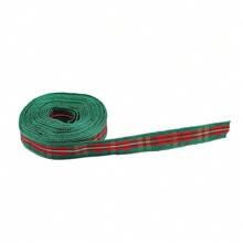 5Yard/Roll Christmas Grosgrain Ribbon Snowflake Christmas Tree Wrapping Ribbon Soft Craft Ribbon Christmas Polyester Satin Ribbon Hair Bow Clip Accessory For Christmas DIY Craft Decor - Multicolor - View 16