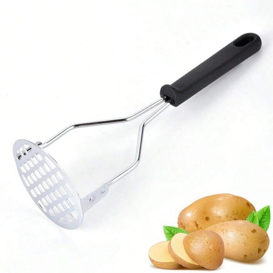 Manual Potato And Vegetable Masher Juicer Stainless Steel With Plastic Handle Promotion - Multicolor - View 1