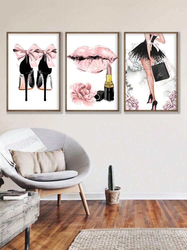ファッション スマートフォン 女性向け 壁掛けアートポスター