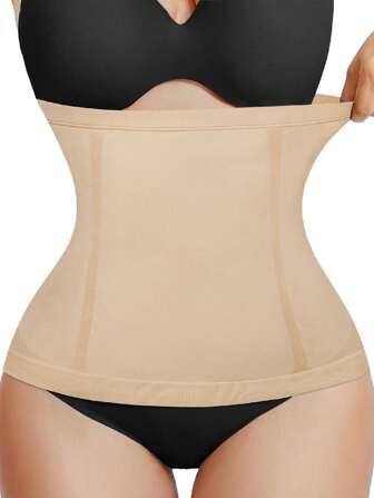 1 Stück leichter & bequemer Taillenformer für Damen mit 4 Stahlstäben, geeignet als Taillengürtel für 4 Jahreszeiten für Übungen, Heim-Sport und Spazierengehen