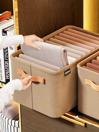 New Thickened Fabric Storage Basket With Steel Frame, Multipurpose Organizer Box For Clothes, Sundries Decorations Decor Festival Decor Room Decor Home Decor Bed Room Decor Bedroom, Organizer, Home Storage, For White T Shirt Women, Black Pants Women, Ladies Winter Clothes, Dress, Winter Clothes For Ladies, Elegant Woman Dresses, White Shirt For Ladies, Long Sleeve, White Jumpsuit For Women, Spring Dresses For Women, Spring Outfits For Women, Spring, Spring Clothes, Minimalist, Summer Tops Storage