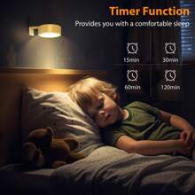 6Pcs Picture Light Battery Operated, Wireless Led Painting Light With Remote Dimmable And Timer, 3 Lighting Modes Art Display Light For Picture Frame Artworking Portrait, Wall Decorative Puck Lights(Gold And White) - ánh sáng trắng - Xem 8