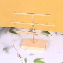 1 件 3 层金属耳环架收纳架，用于耳环、耳夹家居珠宝展示架首饰盒、珠宝盒、女士和女孩的珠宝收纳架、珠宝架，非常适合万圣节耳环、项链、戒指和婚礼配饰；也适合家居装饰和伴娘礼物情人节返校