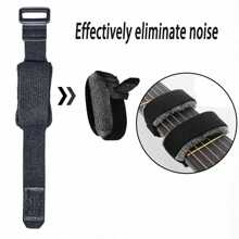 Gitarren Dämpfungsband, Geräuschunterdrückung für Bass und Elektro Gitarre, Gitarren Dämpfungsband, Harfengurt