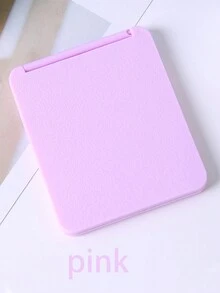 Gương trang điểm cầm tay, Gương vuông nhỏ gọn hai mặt gấp gọn kiểu công chúa, thích hợp làm quà tặng ngày lễ tình nhân - Nhiều màu - Xem 9