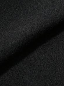 NEON DUSK Men's Black Pixel Cartoon Bone Pattern Crew Neck Sweatshirt - Black - View 5