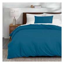 Juego de Funda Duvet para Edredon Individual - Azul - Ver 1